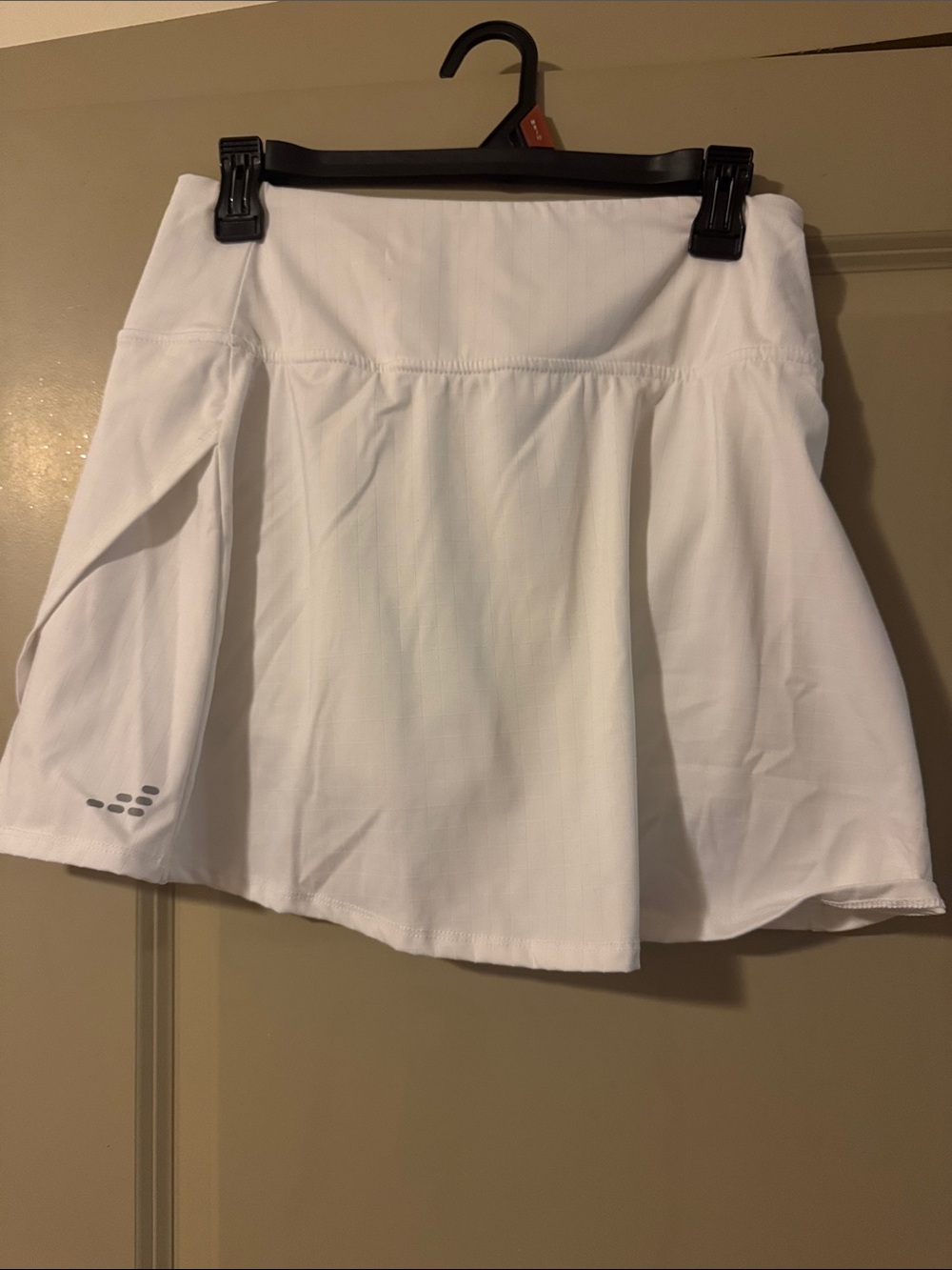 bcg White Athletic Skirt with Built-In Brief
